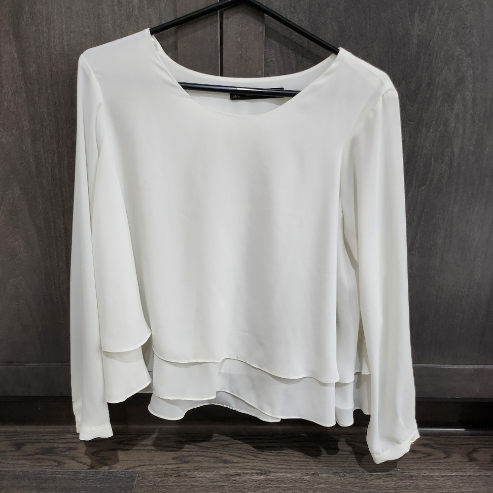 Zara Basic White Blouse - image 1